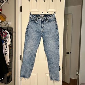 Abercrombie & Fitch Curve Love The Mom High Rise Jeans
